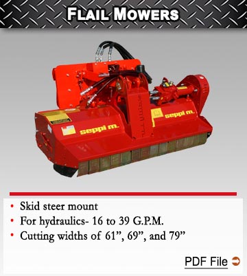 Hydraulic Flail Shredders