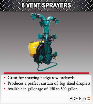 6 Vent Sprayers