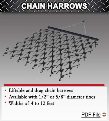 Drag Chain Harrows