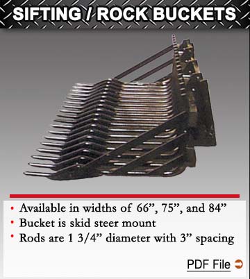 Sifting / Rock Buckets
