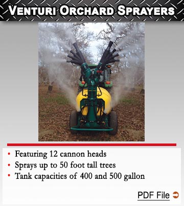 Venturi Orchard Sprayer