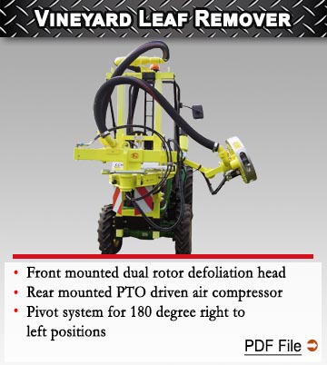 Vineyard Leaf Remover